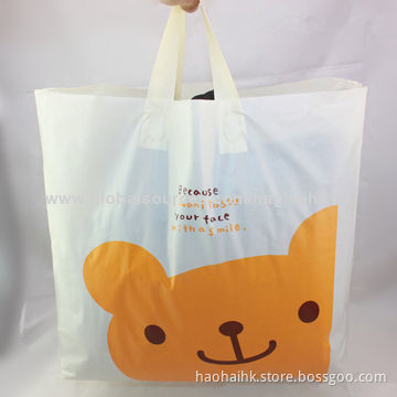 Plastic Handle Gift Bag, Suitable for Clothing or Gift Packaging